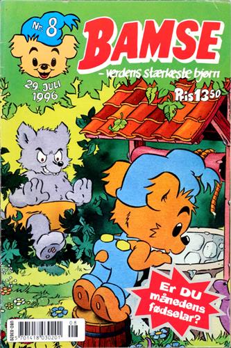 Bamse. Verdens Stærkeste Bjørn 1996 Nr. 8