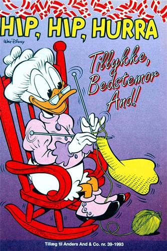 Anders And & Co. 1993 Nr. 39 til læg (Uden Blad), Hip, Hip, Hurra - til lykke Be