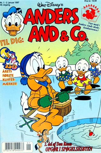 Anders And & CO. 1997 Nr. 1 m. 1 Indlæg