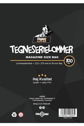 Tegneserielomme: Magazine Size with flap