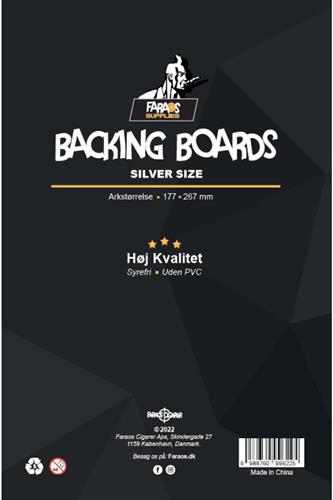 Backing Board: Silver Size