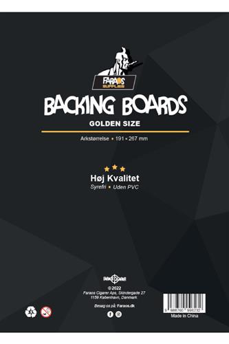 Backing Board: Golden Size