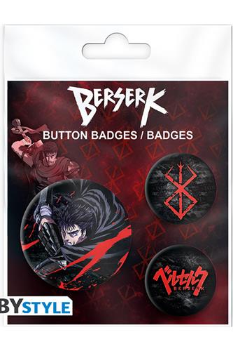 Berserk - Guts Badges (3stk)