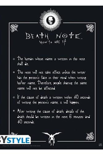 death note instructions