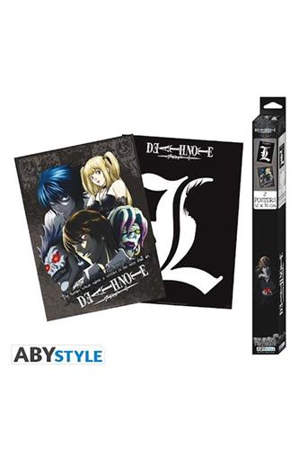 DEATH NOTE Set 2 Chibi Posters Light & Death Note (52x38cm)