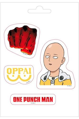 One Punch Man - Saitama & Icons Klistermærker
