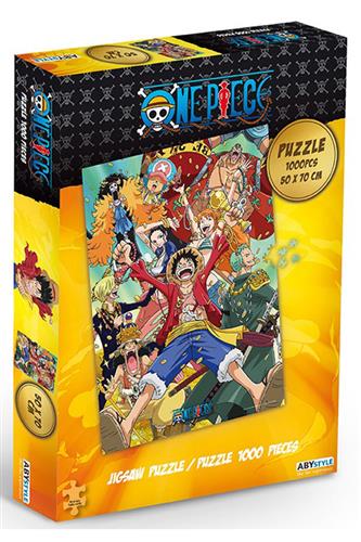 One Piece - Straw Hat Crew Puslespil (1000 brikker)