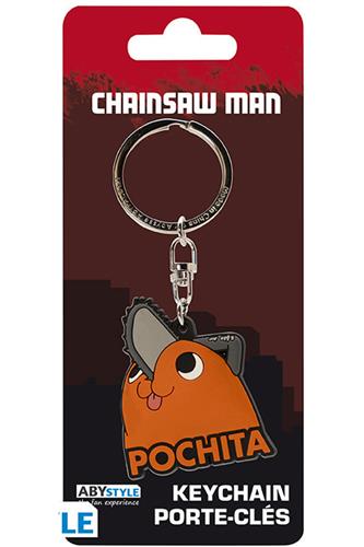 Chainsaw Man - Pochita Pvc Nøglering Chainsaw Man - Pochita Pvc Nøglering