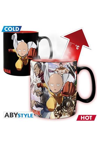 One-Punch Man - Heroes Krus 460ml Heat Change