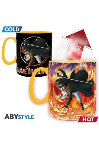 One Piece - Luffy & Sabo Krus 460ml Heat Change