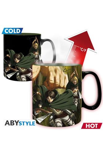 Attack On Titan - Titans 3 Krus 460ml Heat Change