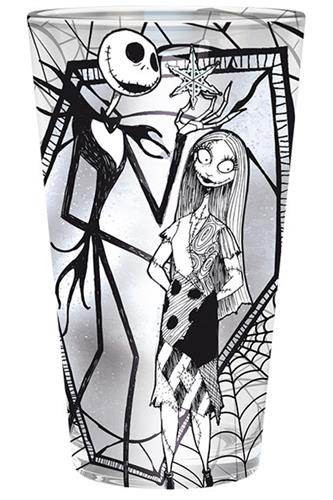Nightmare Before Christmas - Jack & Sally Glas 400ml