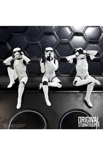 Three Wise Sitting Stormtroopers 11cm
