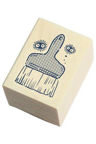 My Neighbor Totoro - Kurosuke & Paintbrush Træstempel