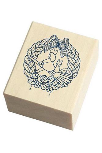 Kiki's Delivery Service - Wreath of Bread Træ Stempel