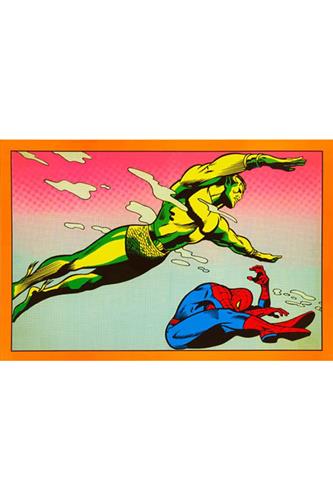 Marvel Blacklight Poster - Sub Mariner & Spider-Man