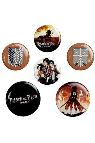 Attack on Titan - Characters Badge Pack