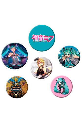 Hatsune Miku - Mix Badges (6stk)