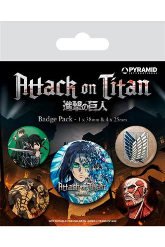 Attack on Titan - Season 4 Pins (5stk)
