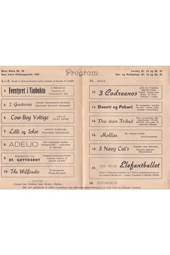 Circus Belli 1950
