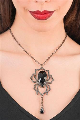 Sort edderkoppe-halskæde Sort edderkoppe-halskæde