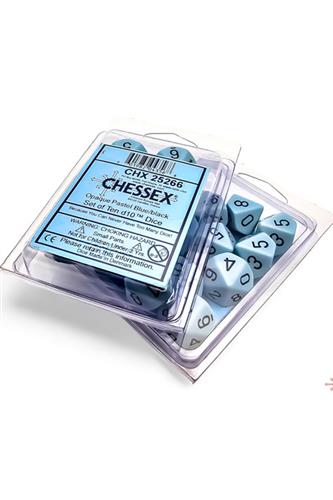 Terninger - Pastel Blå (d10)