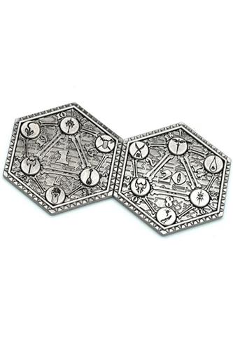 Coin crit/fail - Class Symbols (sølv)