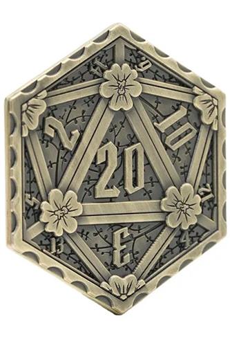 Coin crit/fail - Blomst (kobber) Coin crit/fail - Blomst (kobber)