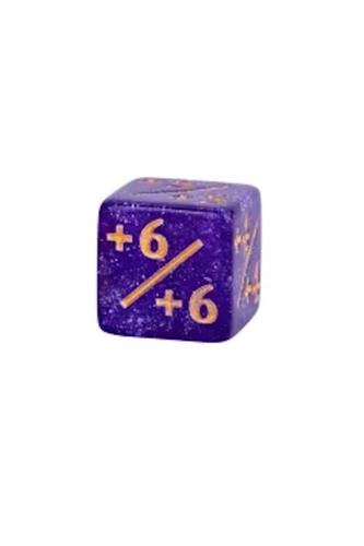 Counter Dice: Glitter 12mm (Purple)
