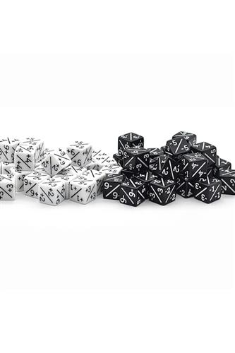 Counter Dice: White Plus