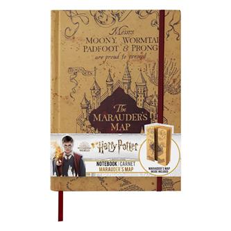 Harry Potter - Marauders' Map Notesbog m. linjer