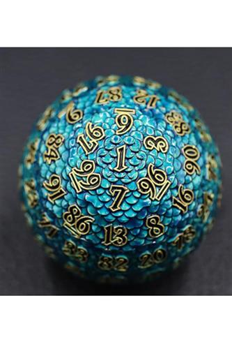 100-siders metalterning: Lyseblå med sort