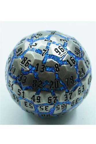 100-siders metalterning: Metal med blå sprækker