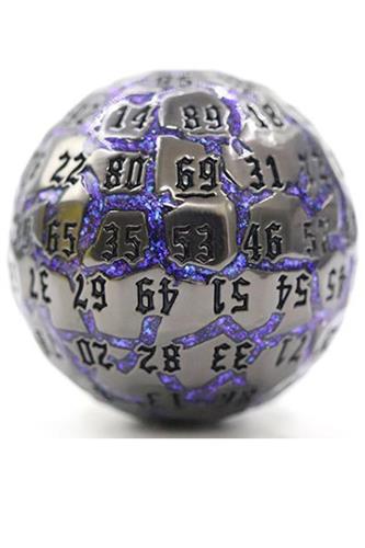 100-siders metalterning: Metal med lilla sprækker