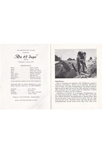 De 63 dage - 1957 (Kanal)