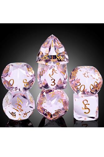 Glasterninger - Facet: Pink Diamant