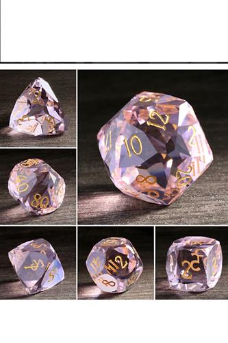 Glasterninger - Facet: Pink Diamant