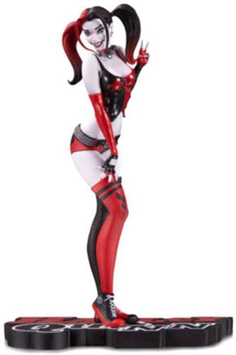 DC Comics Red, White & Black Harley Quinn 1/10 scale by Scott Campbell 18cm