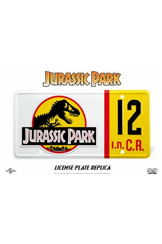 Jurassic Park Nedry Nummerplade