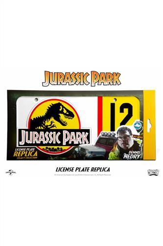 Jurassic Park Nedry Nummerplade