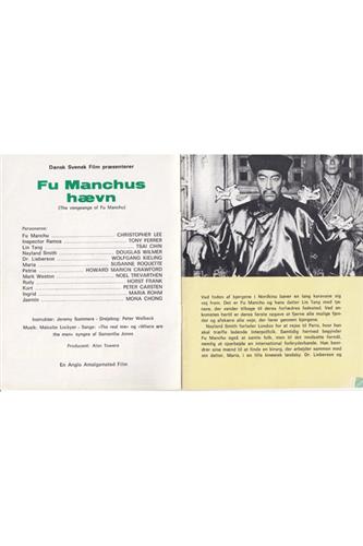 Dr. Fu Manchu's Hævn - 1968