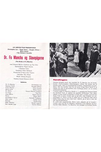 Dr. Fu Manchu og Slavepigerne - 1967