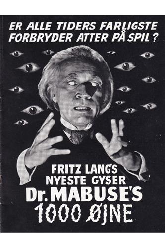 Dr. Mabuse's 1000 Øjne - 1961 