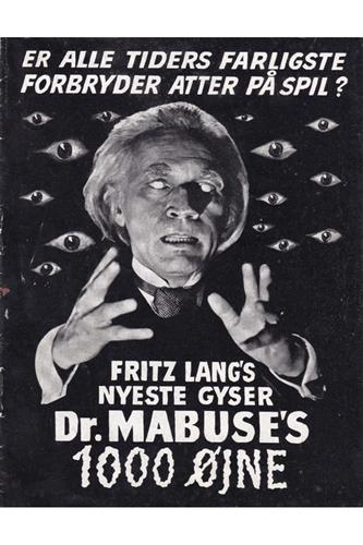 Dr. Mabuse's 1000 Øjne - 1961