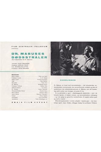 Dr. Mabúse's Dødsstråler - 1965