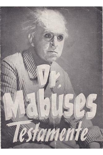 Dr. Mabuses Testamente - 1933 S/H