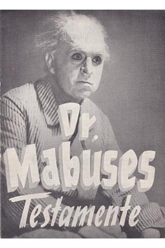 Dr. Mabuses Testamente - 1933 S/H