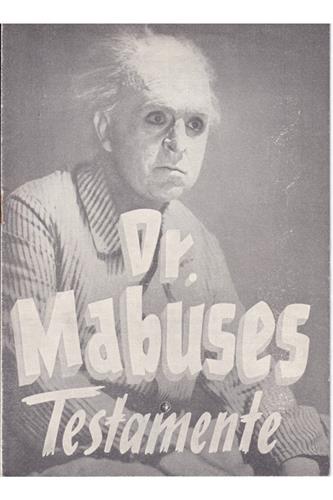 Dr. Mabuses Testamente - 1933 S/H