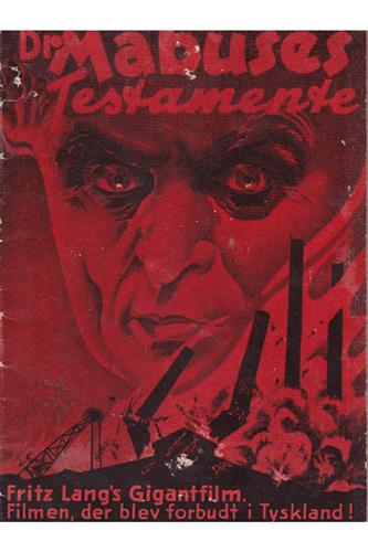 Dr. Mabuses Testamente - 1933 Rød