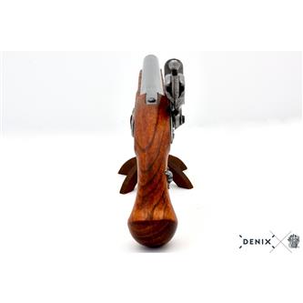 Flintlås Pirat Pistol, Fransk, 18. Årh.
